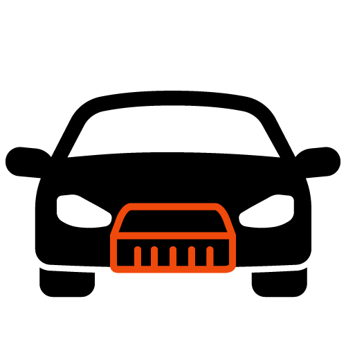 Защита переднего бампера
