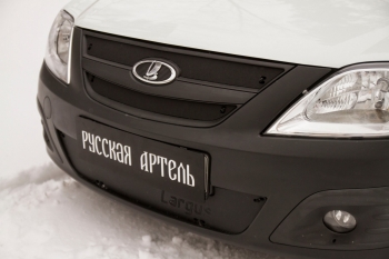 Зимняя заглушка решетки радиатора для Lada Largus 2012-2019, шагрень
